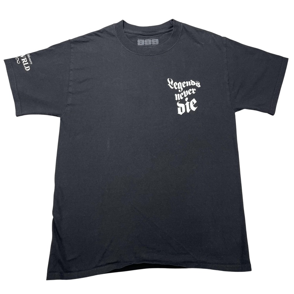 Juice WRLD 999‎ Shirt Mens Medium Black Legends Never Die Memorial Graphic Tee